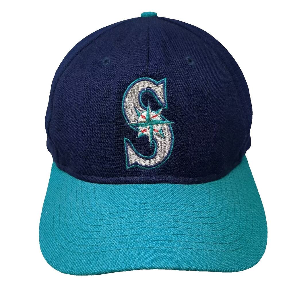 Seattle Mariners MLB Competitor Snapback Hat Blue Green One Size Baseball Cap